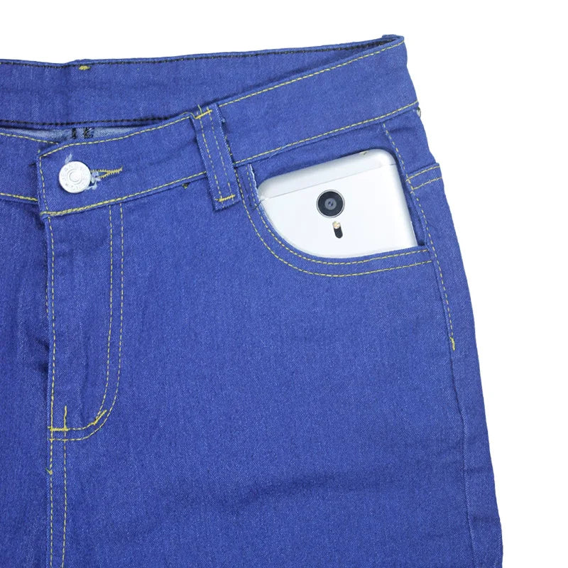 XS-6Xl cintura alta estiramento magro lápis calças jeans feminino plus size calças jeans