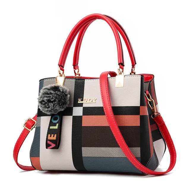 Yogodlns nova bolsa de luxo feminina costura selvagem mensageiro sacos designer marca xadrez bolsa ombro feminino senhoras totes