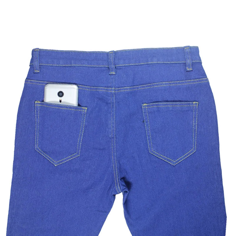 XS-6Xl cintura alta estiramento magro lápis calças jeans feminino plus size calças jeans