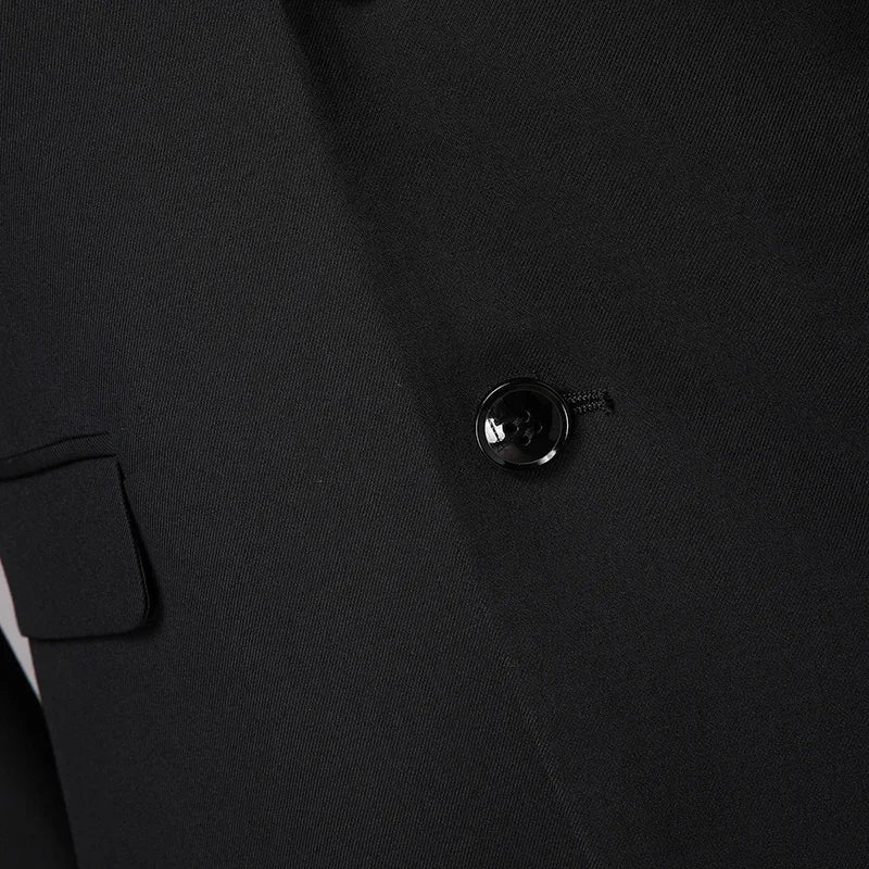 Terno ao ar livre (blazer + calças) moda masculina negócios cavalheiro terno de negócios fino decoração ao ar livre corpo casamento terno casual