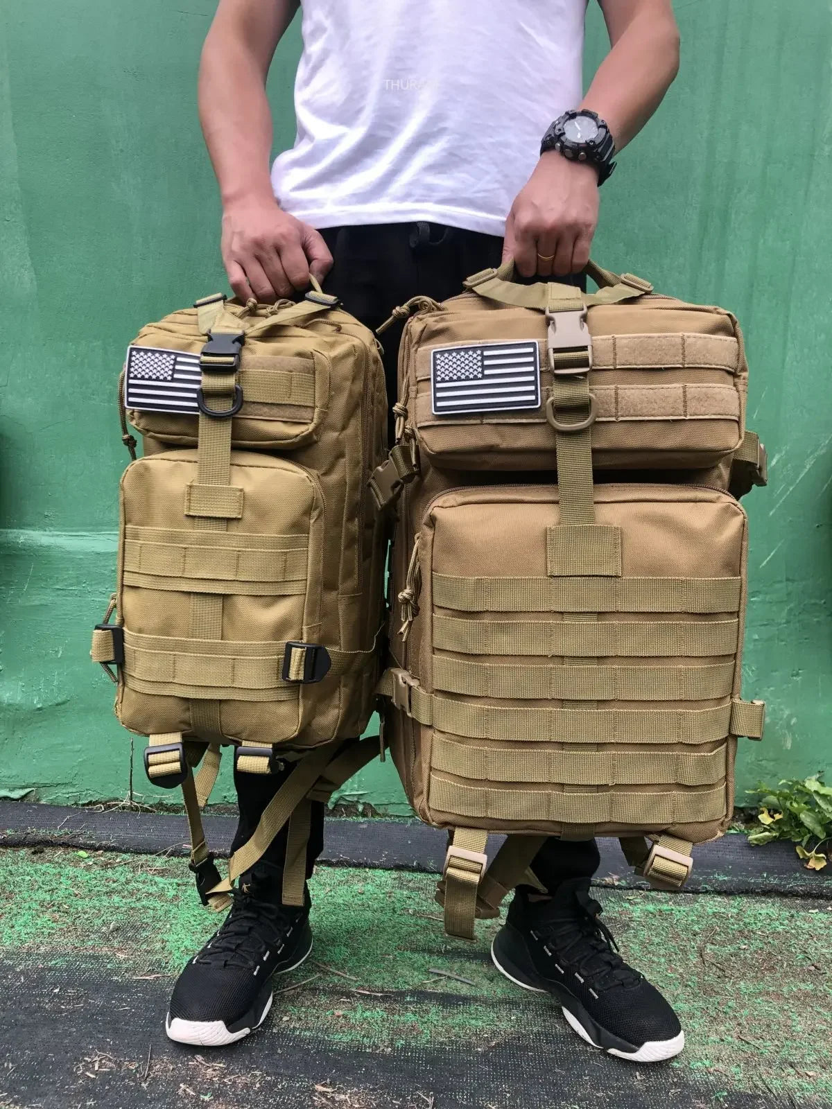 25l/50l resistente náilon impermeável tático esportes trekking pesca caça acampamento caminhadas saco mochila ao ar livre