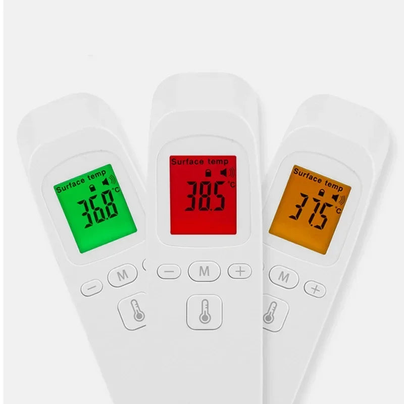 Termômetro infravermelho digital médico, sem contato, portátil, medição rápida de temperatura, corpo, testa