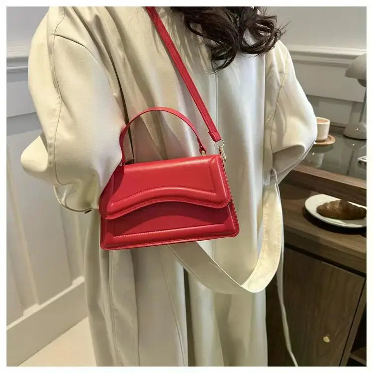 Alta qualidade bolsa de couro do plutônio bolsa feminina cor sólida ombro crossbody sacos senhora mensageiro pequena tote para meninas