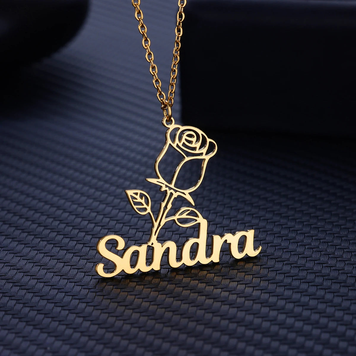 Colares com nome personalizado para mulheres, colar com pingente personalizado em aço inoxidável, joias personalizadas para o pescoço, presente de aniversário para namorada