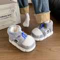 2025 sapatos quentes de inverno feminino forro de pelúcia chinelos interiores casais plataforma salto alto botas de neve feminino masculino casa chinelo