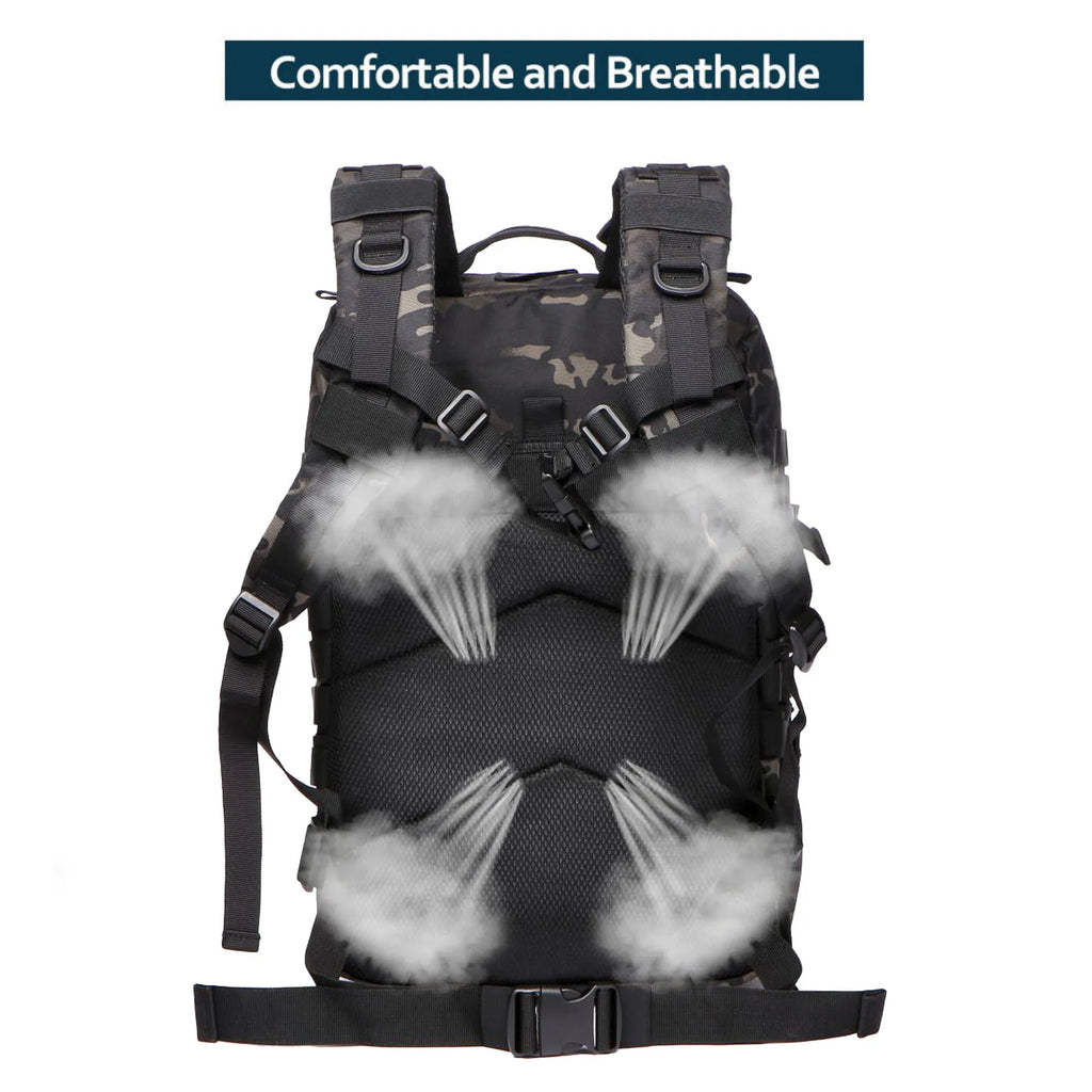 25l/50l resistente náilon impermeável tático esportes trekking pesca caça acampamento caminhadas saco mochila ao ar livre
