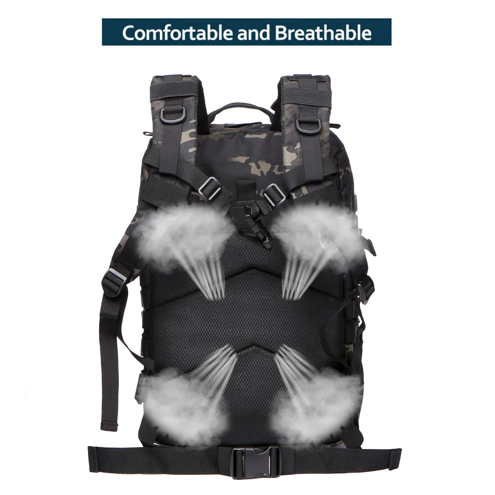 25l/50l resistente náilon impermeável tático esportes trekking pesca caça acampamento caminhadas saco mochila ao ar livre