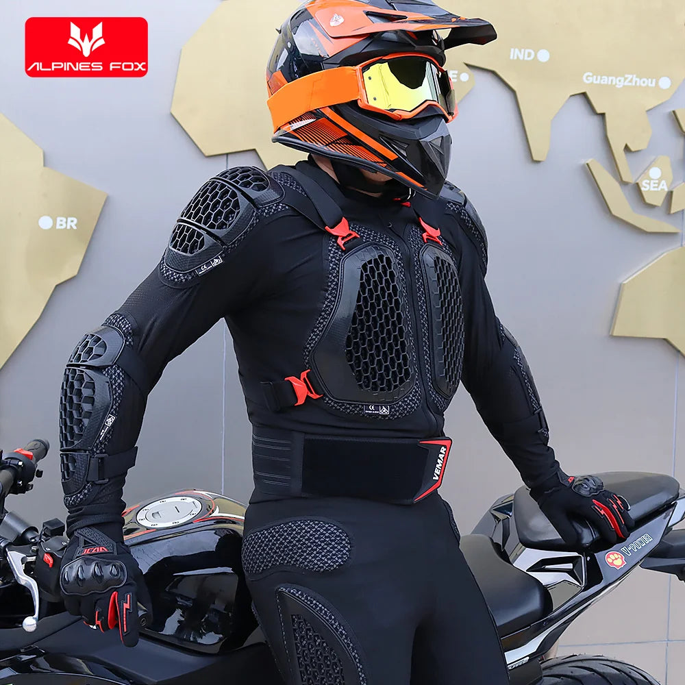 VEMAR 2025 Homens Nova Jaqueta de Motocicleta Moto Armadura MX Armadura Jaqueta de Corrida de Motocross Aprovação CE Moto Moto Equipamento de Proteção