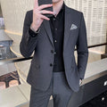 2025 terno de negócios masculino fino vestido de casamento conjunto de duas peças M-4XL elegante bonito tudo-em-um calças de banquete