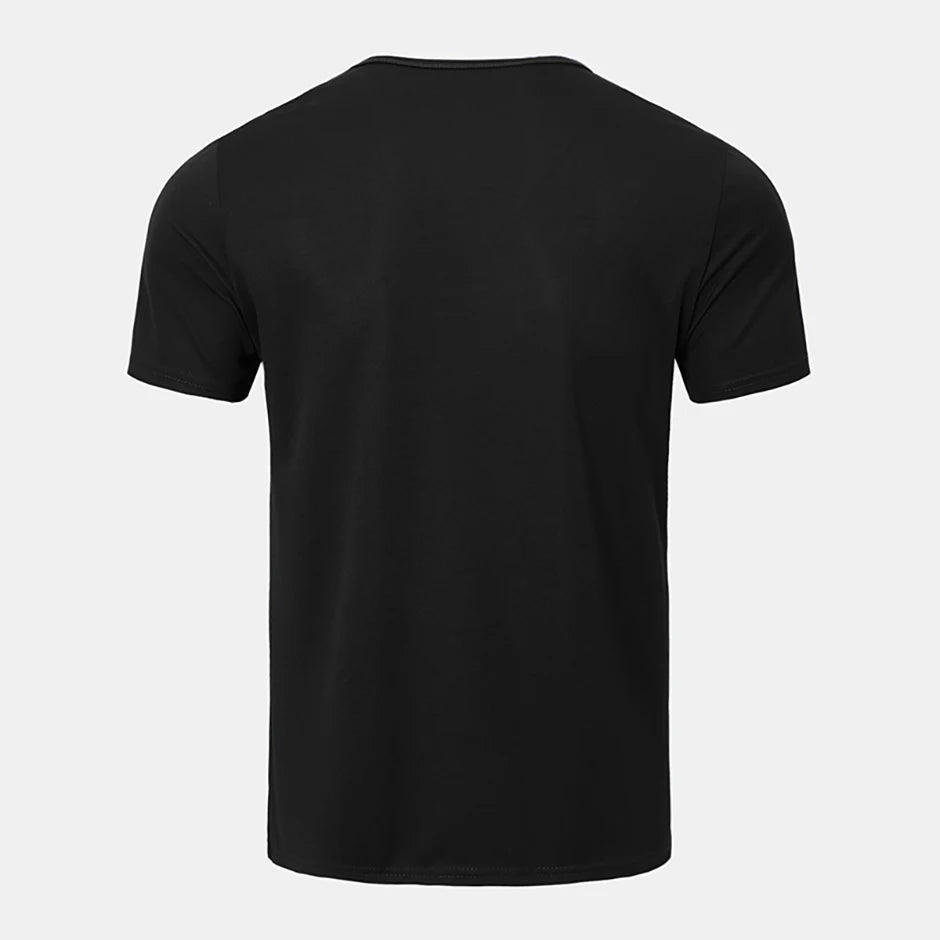1/4 pçs masculino verão moda impressão de secagem rápida de manga curta juventude lazer esportes fitness respirável topo de meia-idade solto t