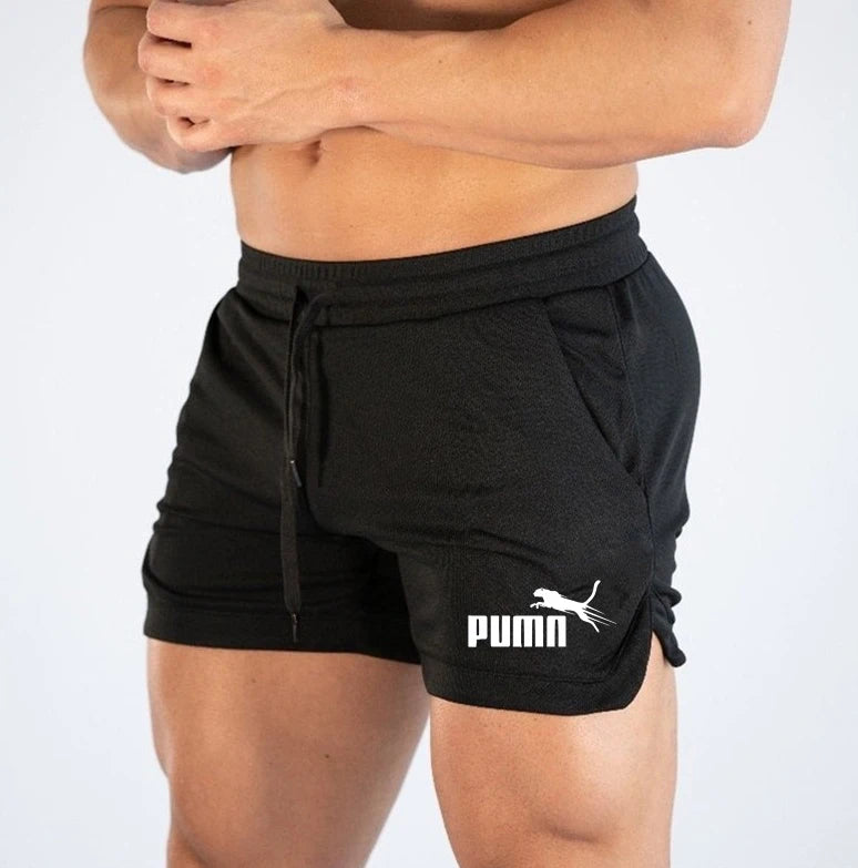 Calções de malha de verão de secagem rápida esportes masculinos shorts casuais calças de praia respiráveis adequadas para fitness ao ar livre correndo