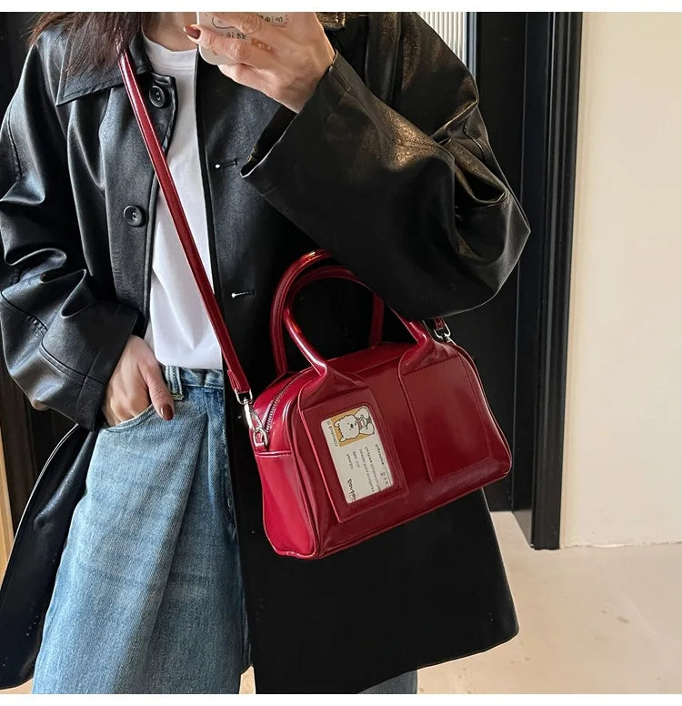 2026 novo y2k harajuku bolsa de ombro feminina coreano transparente ita saco crossbody feminino designer japonês tendência bolsa
