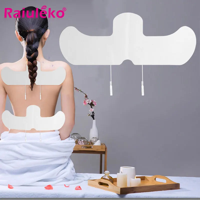 Almofadas de eletrodo ems, plugue de 2 mm 34x13cm para ombro, acupuntura, estimulador muscular, massageador, dezenas, fisioterapia, cuidados de saúde, 1 peça