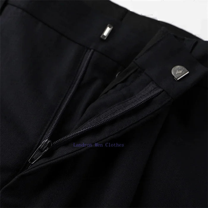 Terno de escritório masculino, casaco formal, calças plus size 6xl 7xl, blazer, trabalho de negócios, 2 peças, conjunto de padrinhos masculinos, roupas pretas, cinza e azuis