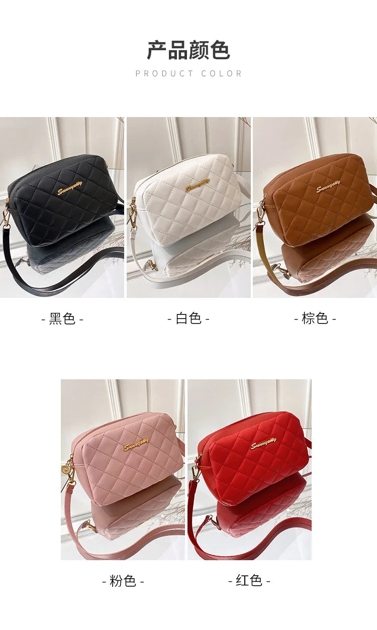 2023 borla pequena bolsa mensageiro para mulheres tendência lingge bordado câmera feminina bolsa de ombro moda corrente senhoras crossbody sacos