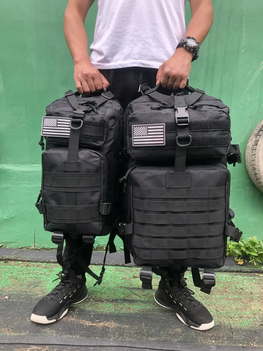 25l/50l resistente náilon impermeável tático esportes trekking pesca caça acampamento caminhadas saco mochila ao ar livre