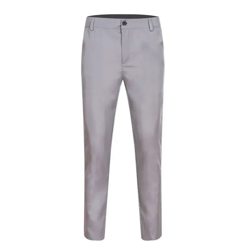 Terno de três peças masculino casual negócios profissional fino ajuste estilo coreano luz azul formal wear westwear ae estoque