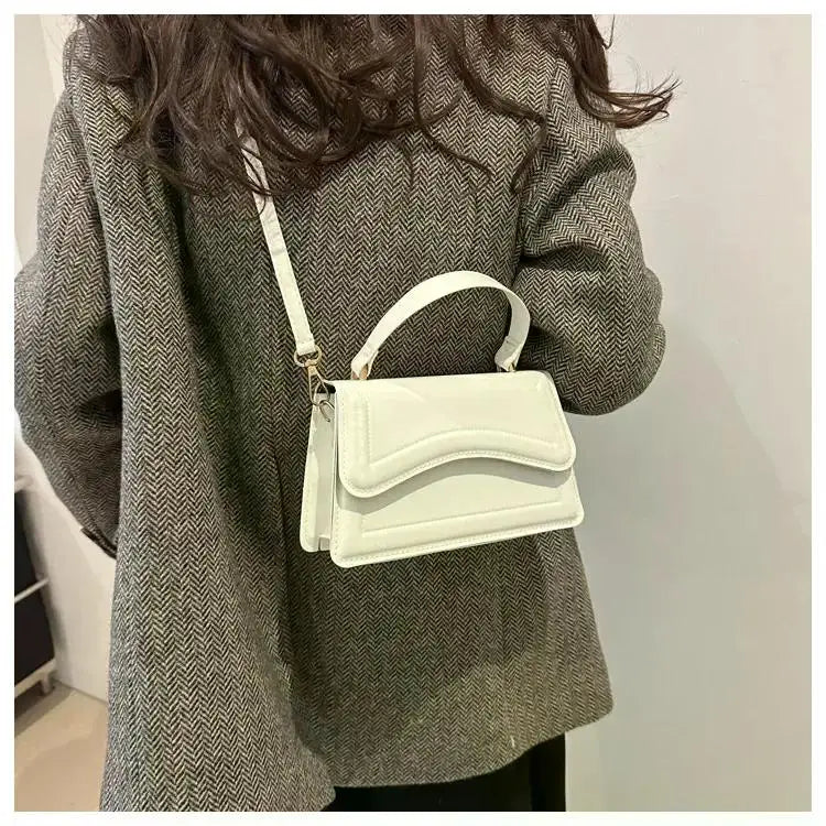 Alta qualidade bolsa de couro do plutônio bolsa feminina cor sólida ombro crossbody sacos senhora mensageiro pequena tote para meninas