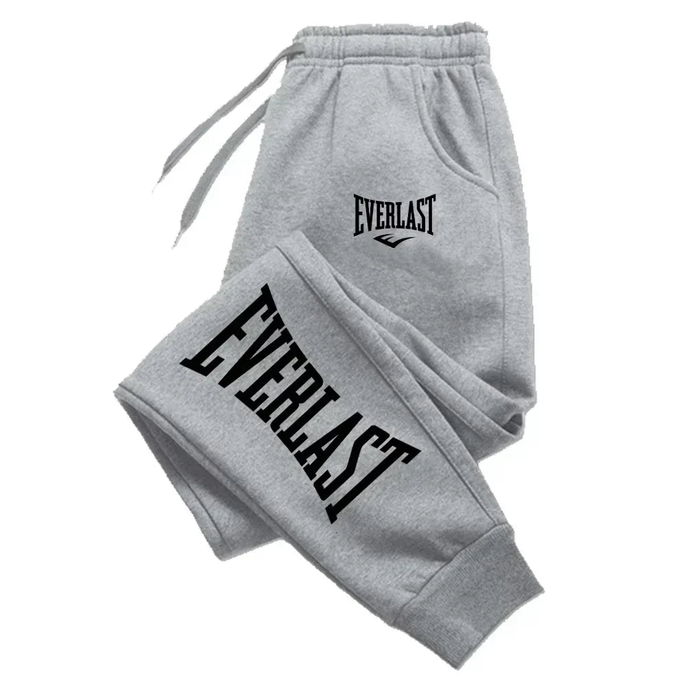 2025 everlast masculino feminino jogging sweatpants correndo velo streetwear esporte oversized jogger calças de suor 2025 roupas