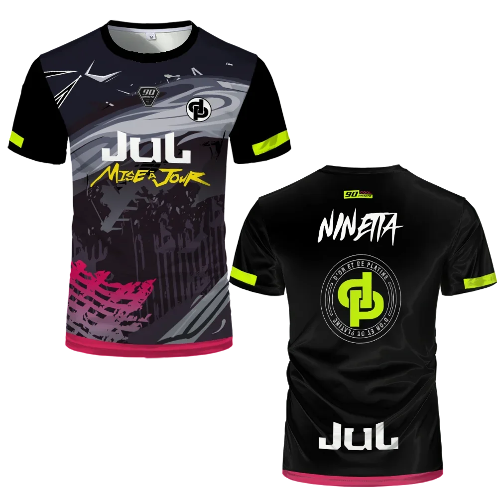 90 minutos série mm9 jul camisa de futebol masculino verão esportes ao ar livre camisa de secagem rápida oversized treinamento de fitness camiseta