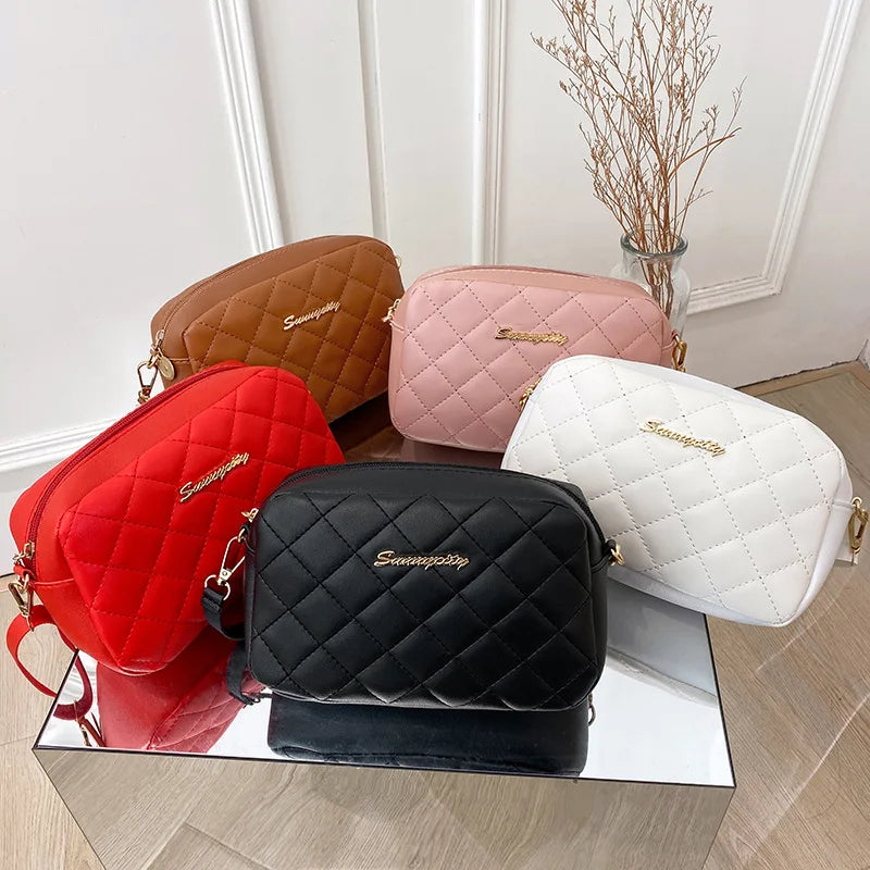 2023 borla pequena bolsa mensageiro para mulheres tendência lingge bordado câmera feminina bolsa de ombro moda corrente senhoras crossbody sacos