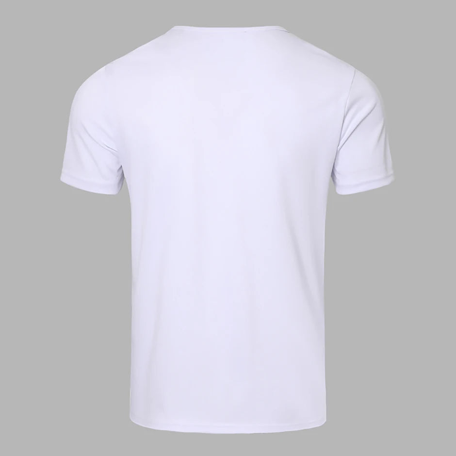 1/4 pçs masculino verão moda impressão de secagem rápida de manga curta juventude lazer esportes fitness respirável topo de meia-idade solto t
