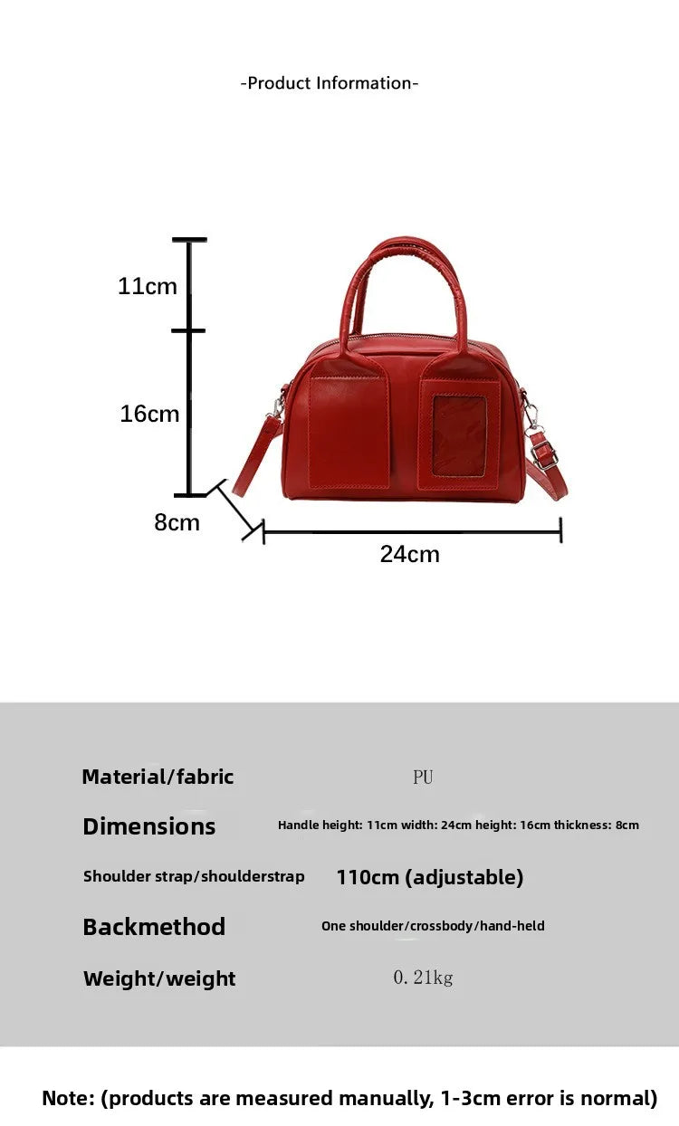 2026 novo y2k harajuku bolsa de ombro feminina coreano transparente ita saco crossbody feminino designer japonês tendência bolsa