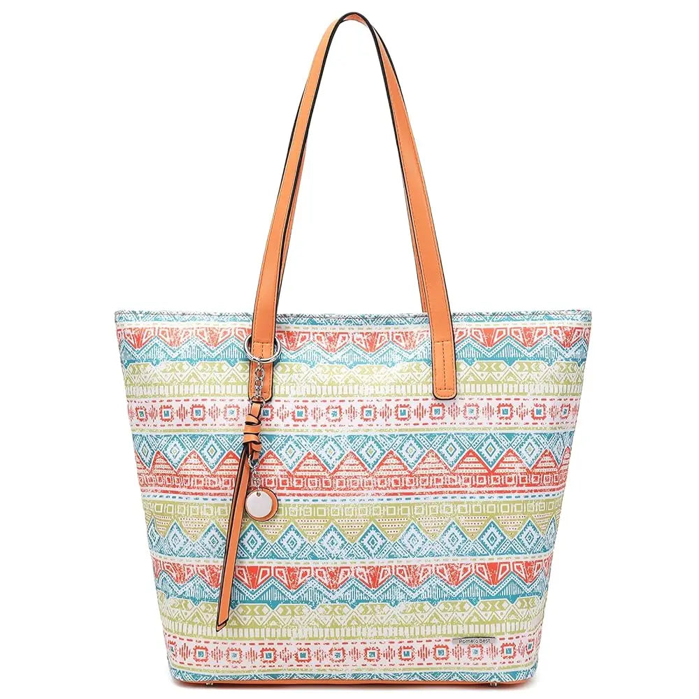 Bolsa feminina senhoras shopper grande sacola de couro do plutônio bolsa de ombro com compartimento grande para escritório escola compras