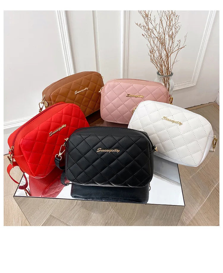 2023 borla pequena bolsa mensageiro para mulheres tendência lingge bordado câmera feminina bolsa de ombro moda corrente senhoras crossbody sacos