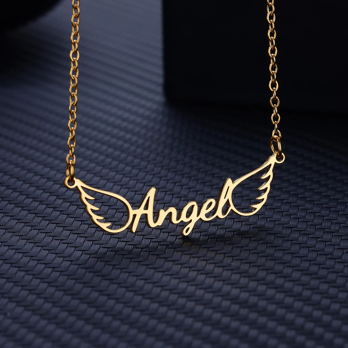 Colares com nome personalizado para mulheres, colar com pingente personalizado em aço inoxidável, joias personalizadas para o pescoço, presente de aniversário para namorada