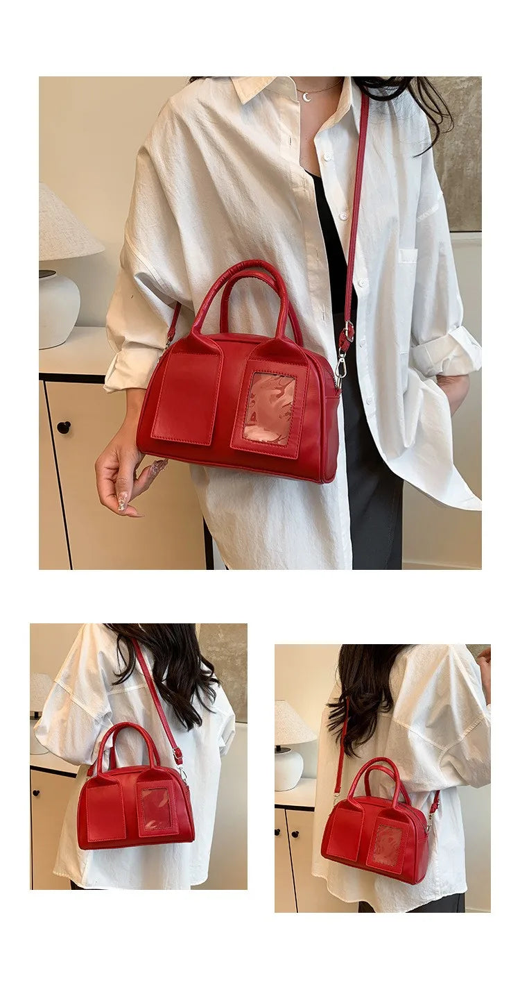 2026 novo y2k harajuku bolsa de ombro feminina coreano transparente ita saco crossbody feminino designer japonês tendência bolsa