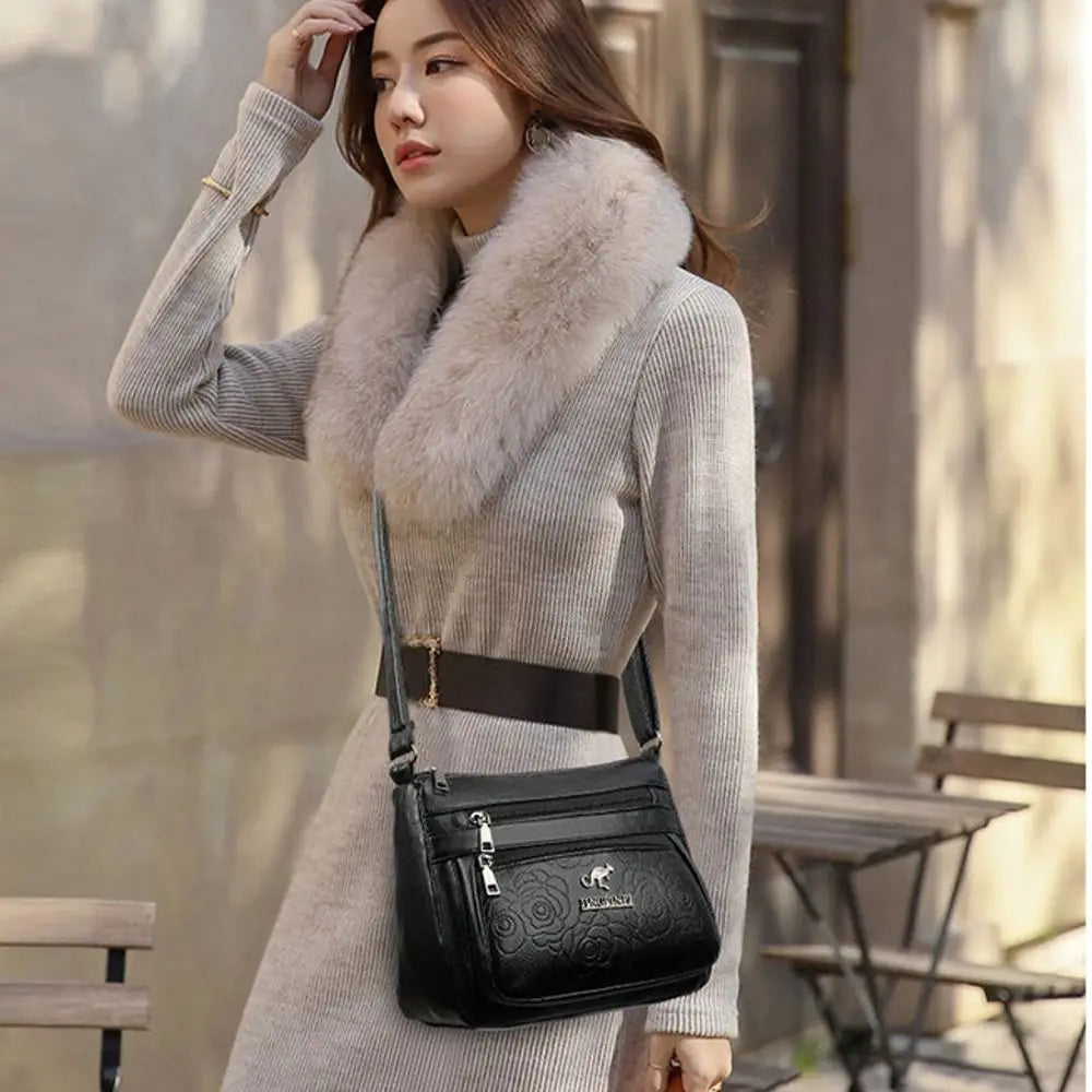 Bolsa de ombro única de capacidade múltipla para mulheres, bolsa de legumes para sogra, moda de meia-idade, comprar