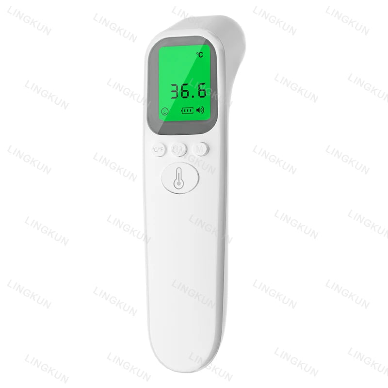 Termômetro infravermelho digital médico, sem contato, portátil, medição rápida de temperatura, corpo, testa