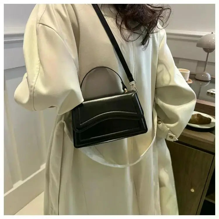 Alta qualidade bolsa de couro do plutônio bolsa feminina cor sólida ombro crossbody sacos senhora mensageiro pequena tote para meninas