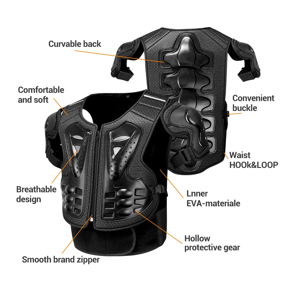 Armadura da motocicleta dos homens jaqueta da motocicleta armadura moto corpo inteiro armadura jaquetas de proteção motocross enduro moto equipamentos de proteção