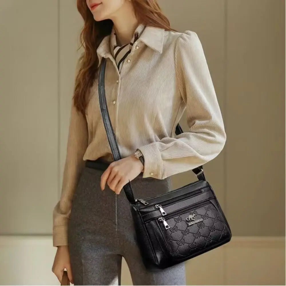 Bolsa de ombro única de capacidade múltipla para mulheres, bolsa de legumes para sogra, moda de meia-idade, comprar