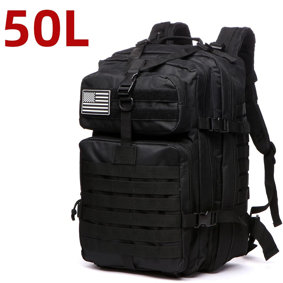 25l/50l resistente náilon impermeável tático esportes trekking pesca caça acampamento caminhadas saco mochila ao ar livre