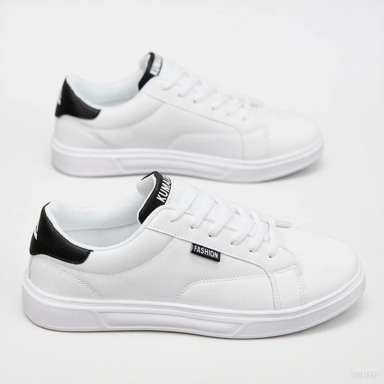 Branco preto sapatos masculinos confortáveis sapatos de skate casuais sólidos tênis de lazer leve sapatos de caminhada