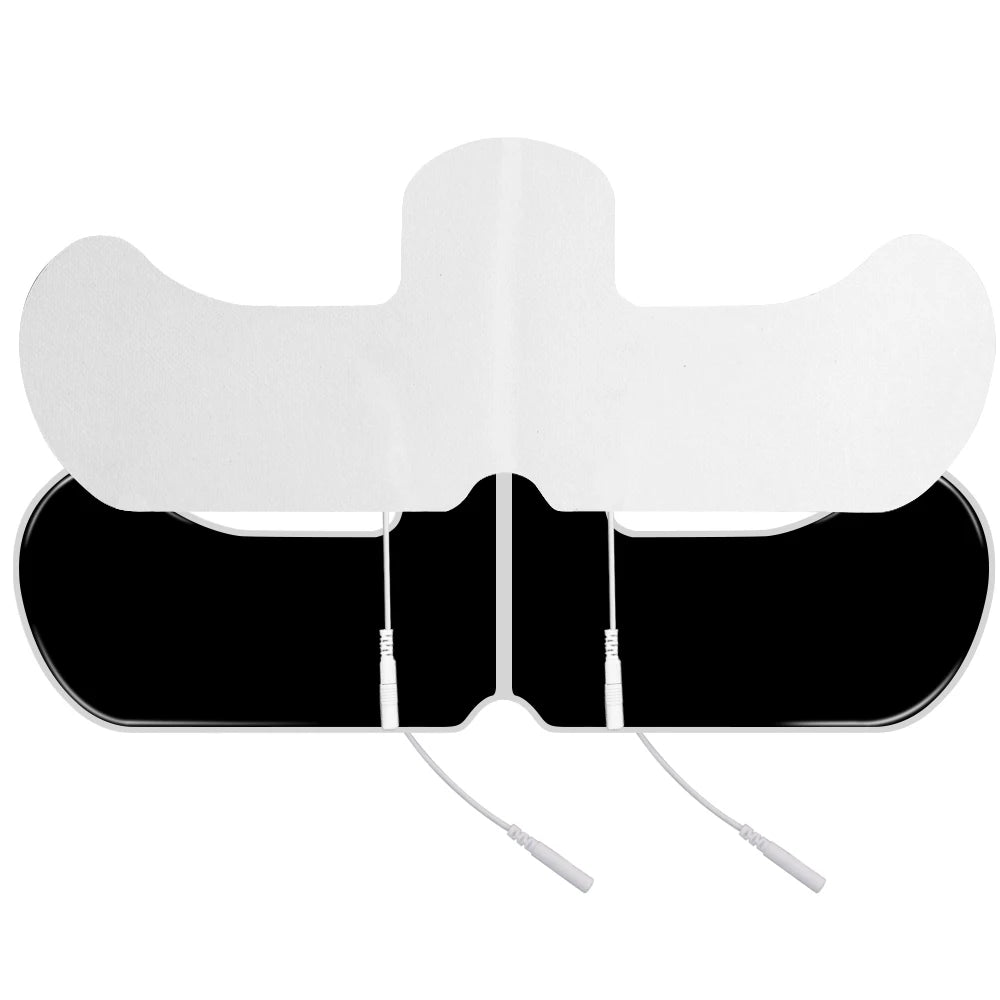 Almofadas de eletrodo ems, plugue de 2 mm 34x13cm para ombro, acupuntura, estimulador muscular, massageador, dezenas, fisioterapia, cuidados de saúde, 1 peça