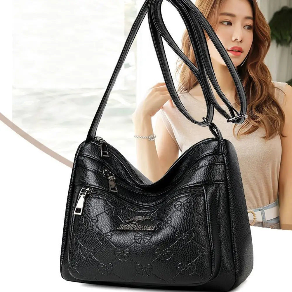 Bolsa de ombro única de capacidade múltipla para mulheres, bolsa de legumes para sogra, moda de meia-idade, comprar