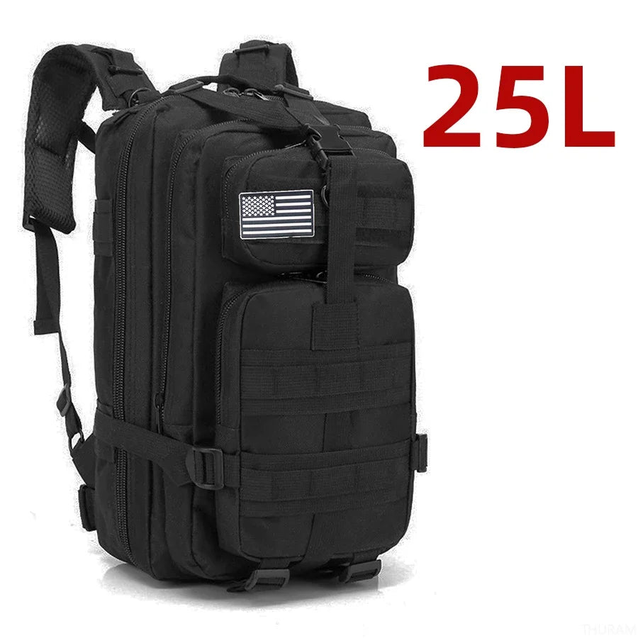 25l/50l resistente náilon impermeável tático esportes trekking pesca caça acampamento caminhadas saco mochila ao ar livre