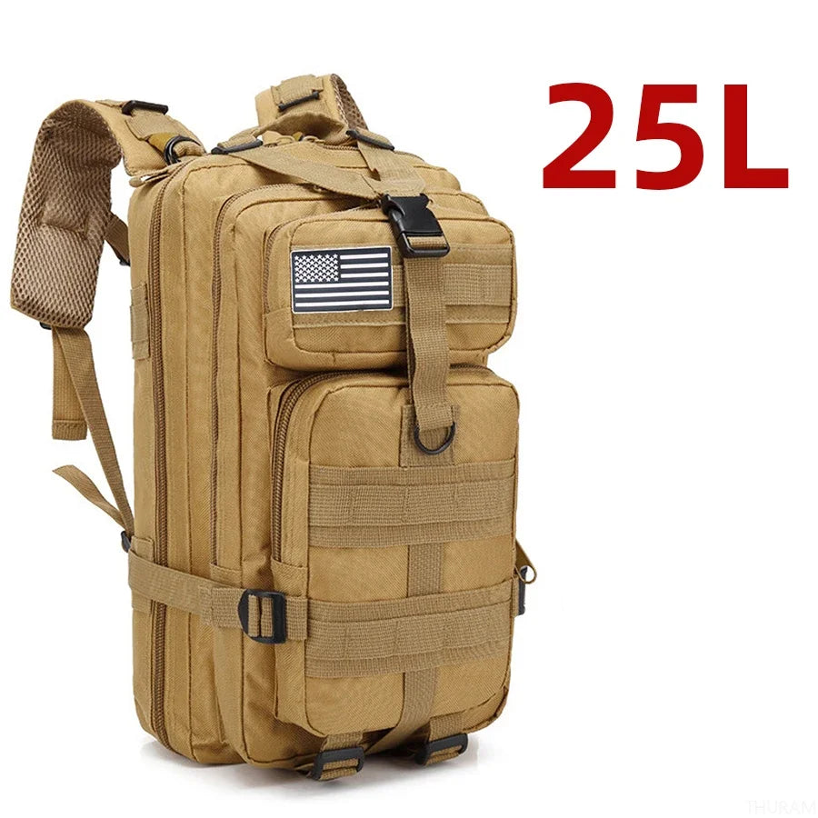 25l/50l resistente náilon impermeável tático esportes trekking pesca caça acampamento caminhadas saco mochila ao ar livre