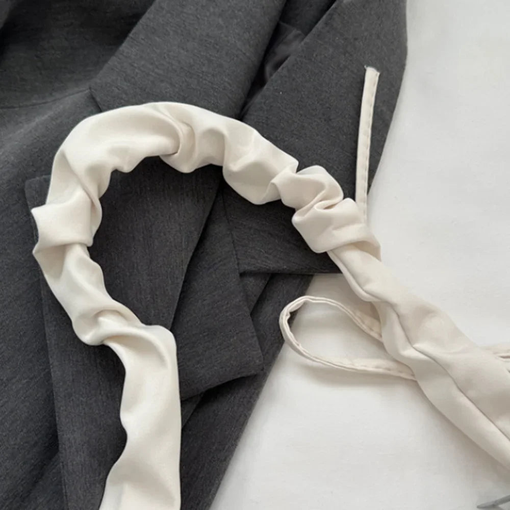 Bordado bowknot borboleta bolsa de ombro y2k-estilo plissado alça náilon arco sacola maquiagem batom bolsa nova