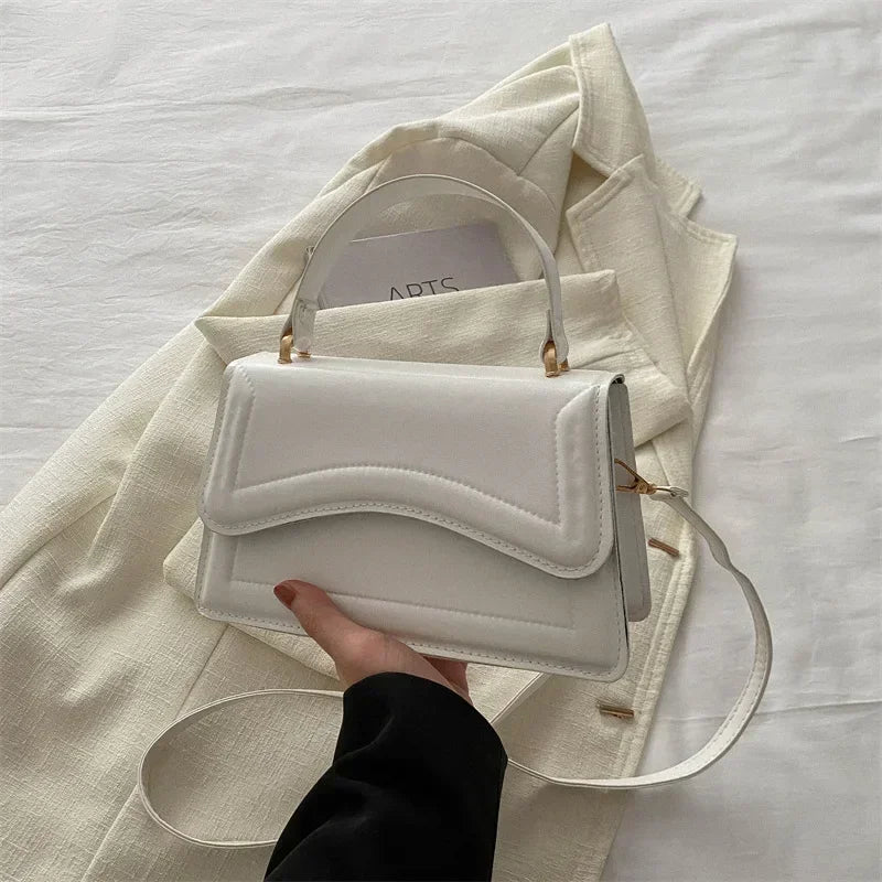 Alta qualidade bolsa de couro do plutônio bolsa feminina cor sólida ombro crossbody sacos senhora mensageiro pequena tote para meninas