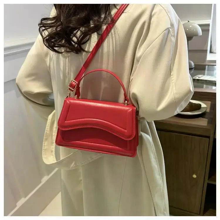 Alta qualidade bolsa de couro do plutônio bolsa feminina cor sólida ombro crossbody sacos senhora mensageiro pequena tote para meninas