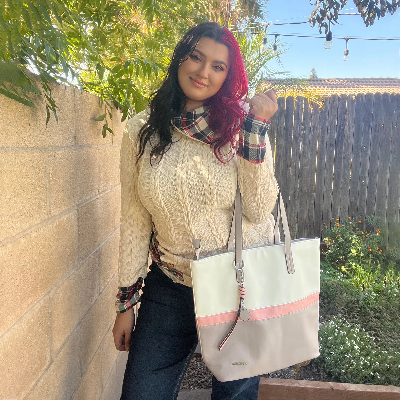 Bolsa feminina senhoras shopper grande sacola de couro do plutônio bolsa de ombro com compartimento grande para escritório escola compras