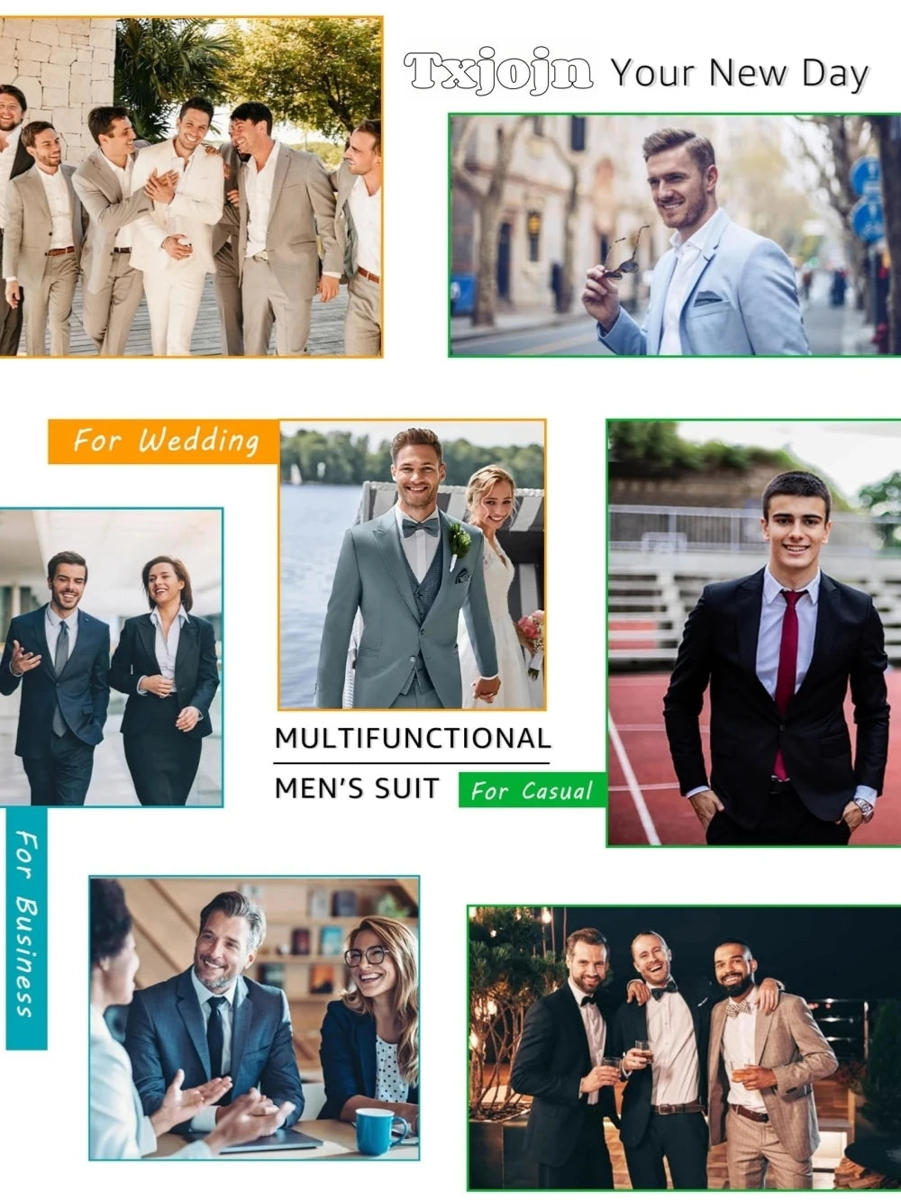 Clássico formal masculino negócios smoking 2 peças blazer calças elegante azul terno conjunto para festa de casamento convidado roupa personalizado