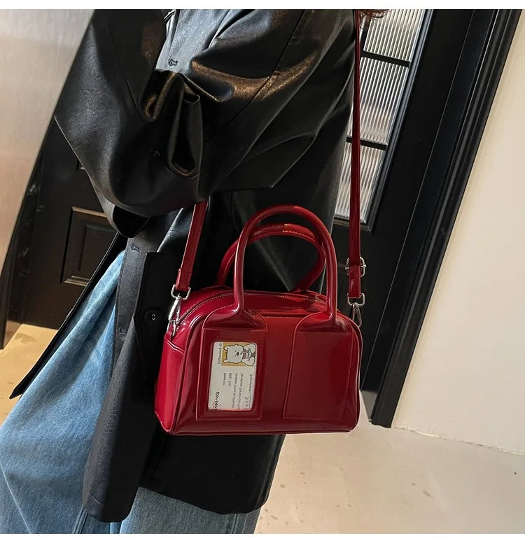 2026 novo y2k harajuku bolsa de ombro feminina coreano transparente ita saco crossbody feminino designer japonês tendência bolsa