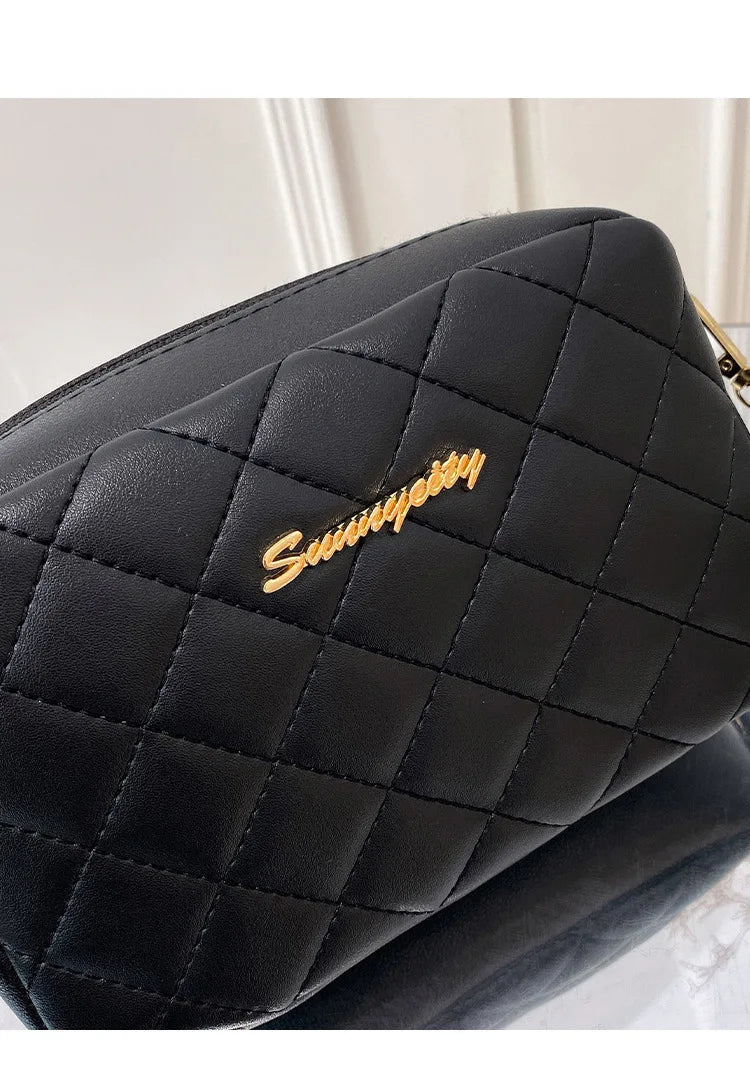 2023 borla pequena bolsa mensageiro para mulheres tendência lingge bordado câmera feminina bolsa de ombro moda corrente senhoras crossbody sacos