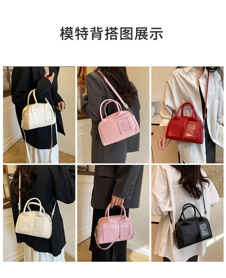 2026 novo y2k harajuku bolsa de ombro feminina coreano transparente ita saco crossbody feminino designer japonês tendência bolsa